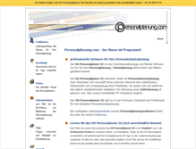 Tablet Screenshot of personalplanung.com